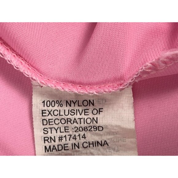 Miss Elaine Women's Dress Pink Short Sleeve Pleated Nightgown Pullover Unlined - Picture 4 of 6